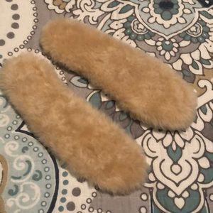 Ugg replacement fur inserts, sz 10, new